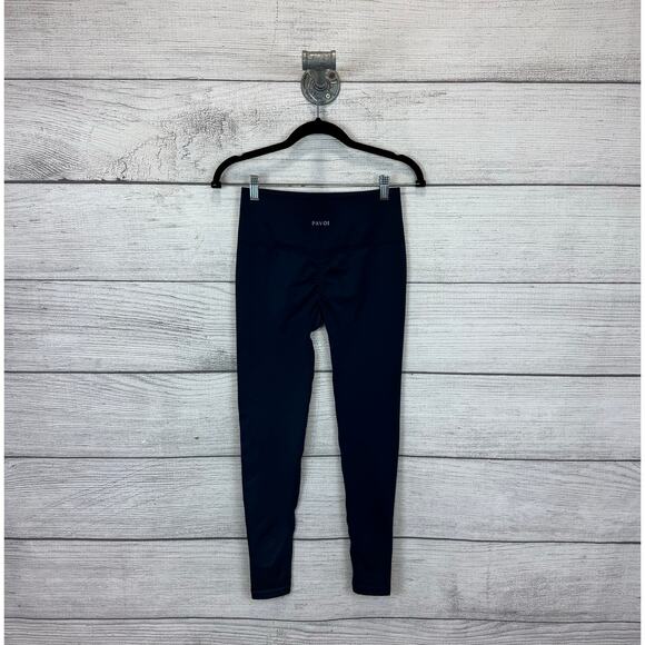 Pavoi Women's Deep Teal Blue Active Leggings Size Medium - Picture 5 of 6